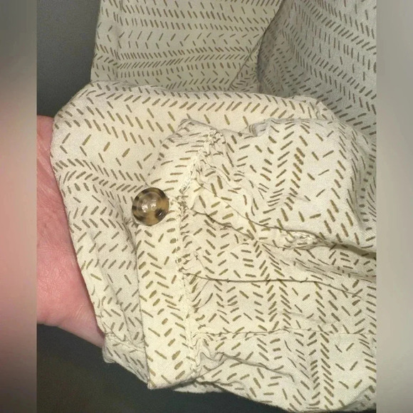 Burton Durable Goods Printed Henley Blouse - Picture 4 of 6